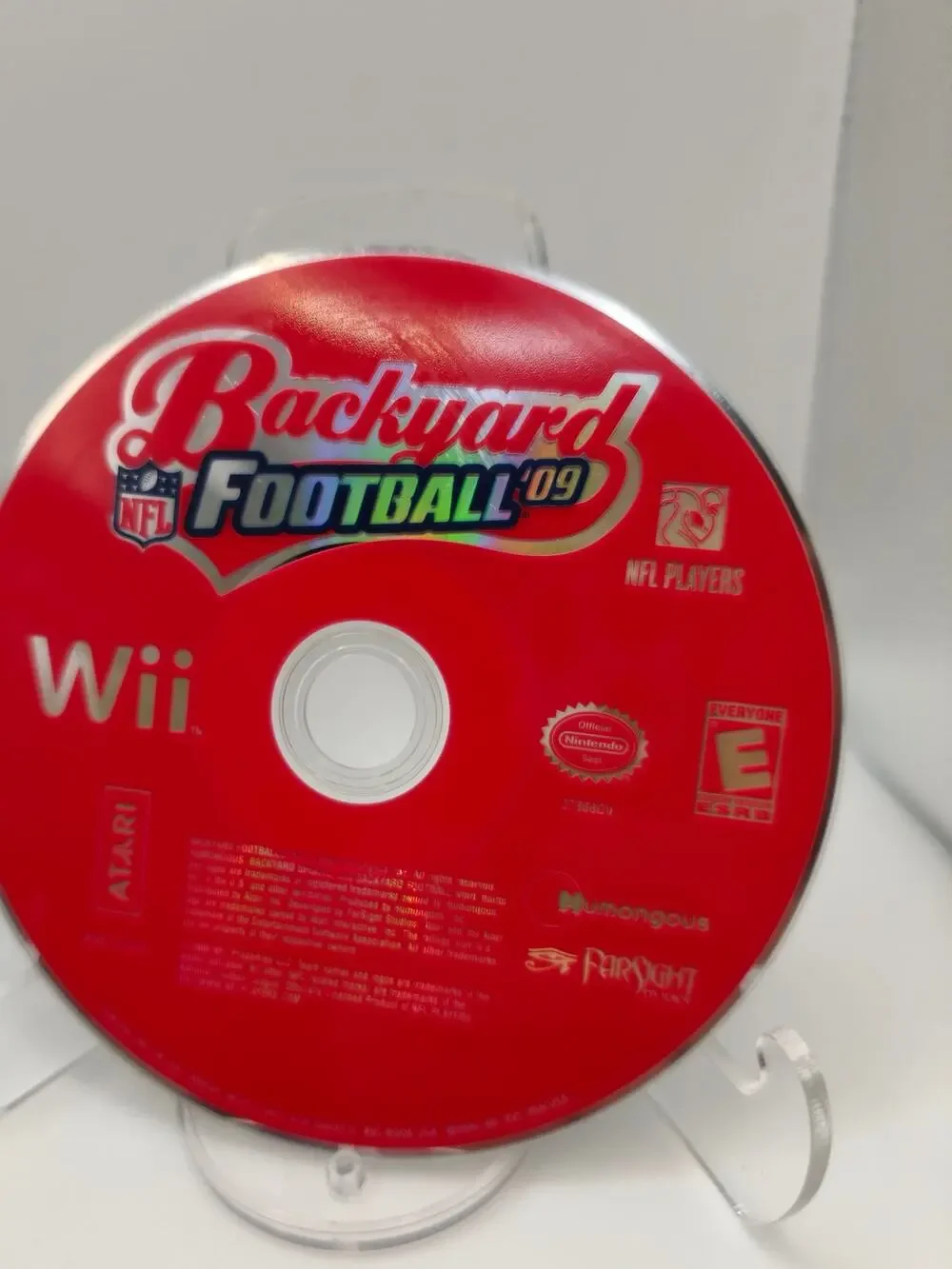 Backyard Football '09 Nintendo Wii Disc Only Tested
